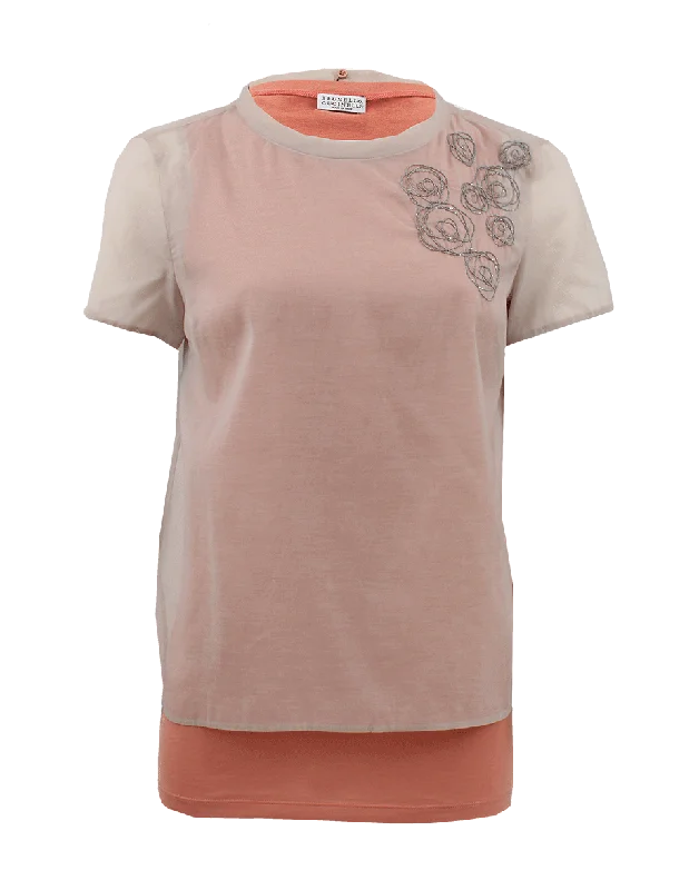 Silk Cotton Layer Tee