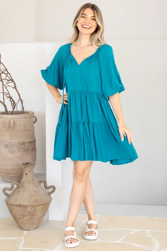 Venus Dress Deep Teal