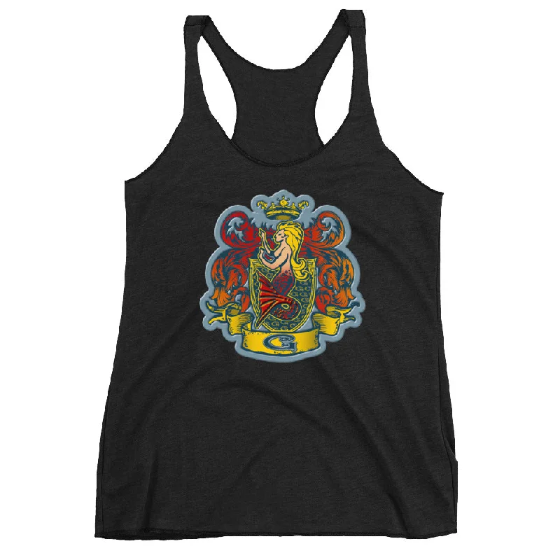 Ruby Finfolk Crest Racerback Tank