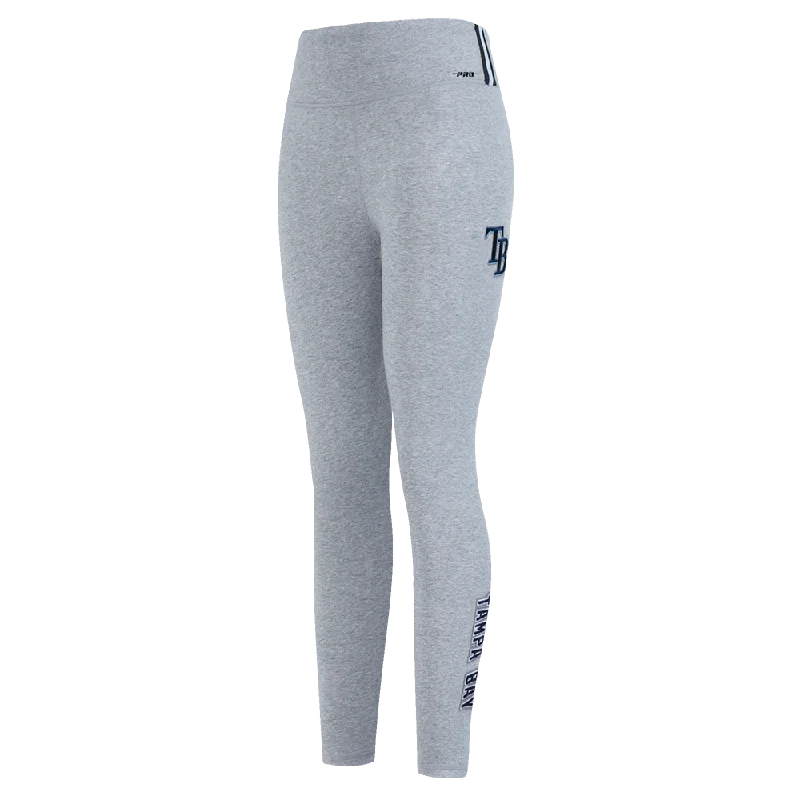 MLB TAMPA BAY RAYS CLASSIC WOMEN'S JERSEY LEGGING (HEATHER GREY)