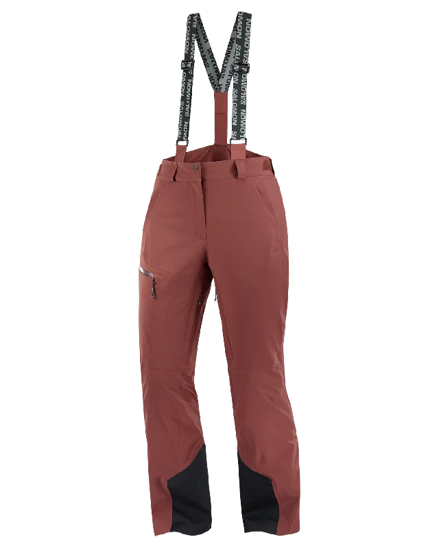 Salomon Women's Brilliant Pant - Rum Raisin