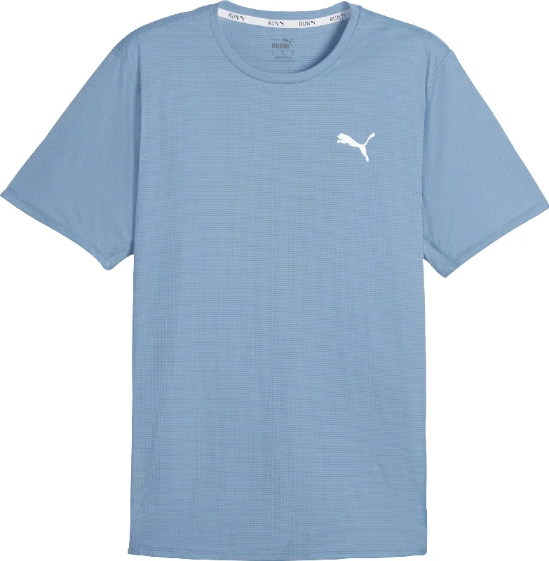 Puma Run Favourite Velocity Short Sleeve Mens Running Top - Blue