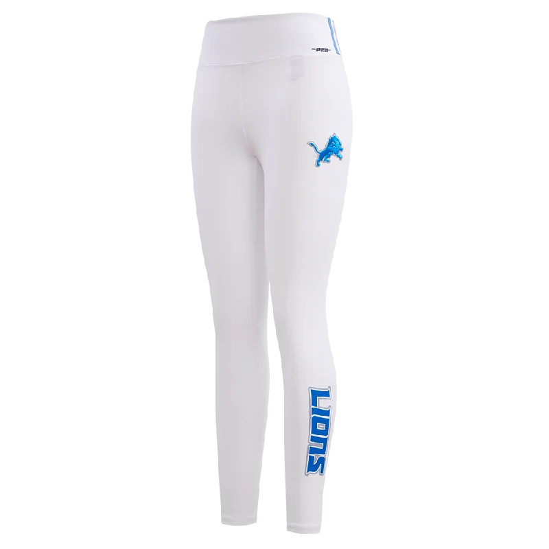 NFL DETROIT LIONS CLASSIC WOMEN'S JERSEY LEGGING (WHITE)