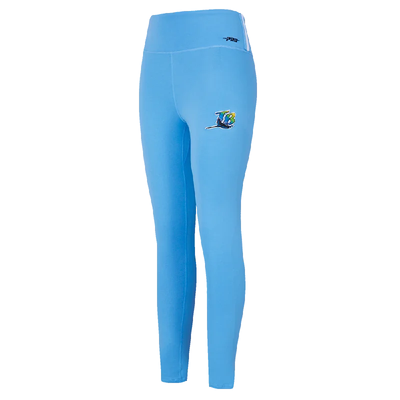 MLB TAMPA BAY RAYS RETRO CLASSIC WOMEN'S JERSEY LEGGING (UNIVERSITY BLUE)