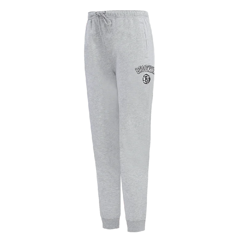 NBA BROOKLYN NETS CLASSIC WOMEN'S SWEATPANT (HEATHER GREY)