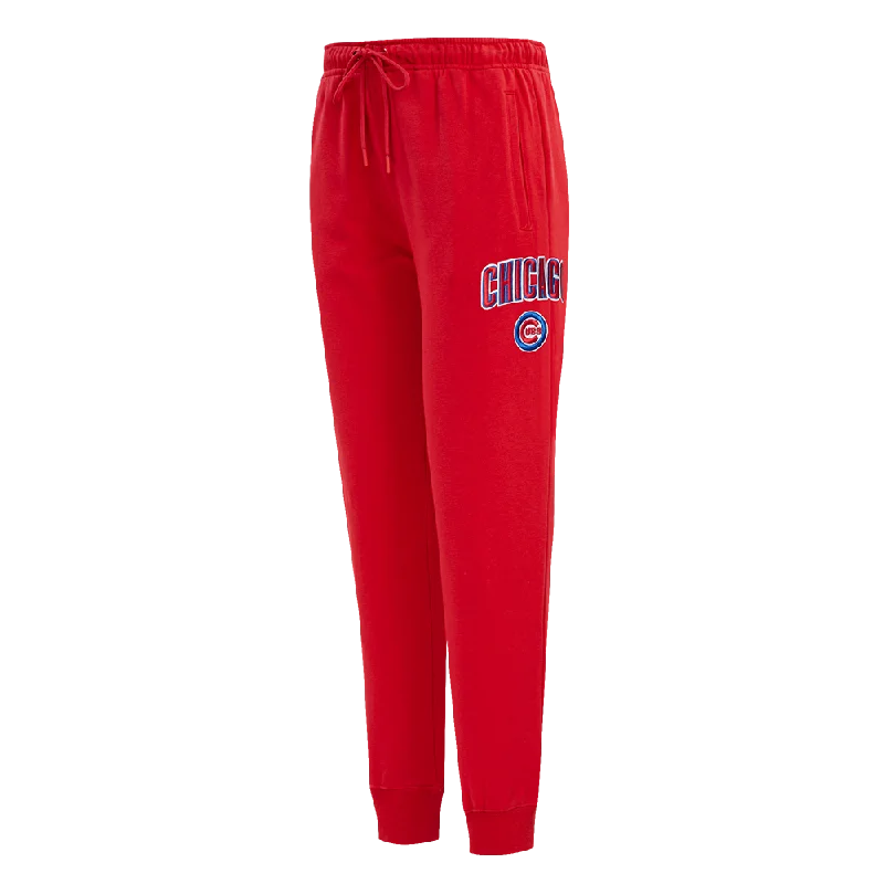 MLB CHICAGO CUBS CLASSIC WOMEN'S FLEECE SWEATPANT (RED)