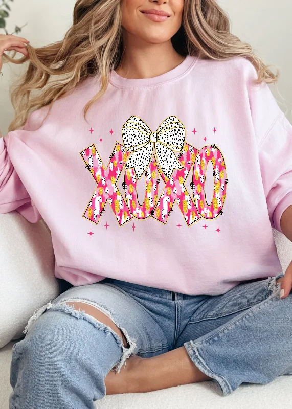 XOXO Bow Valentine Pullover