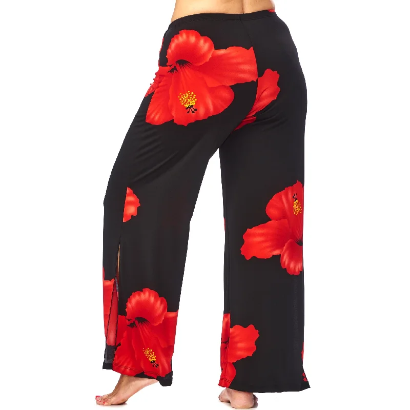 Hibiscus - Red/Black