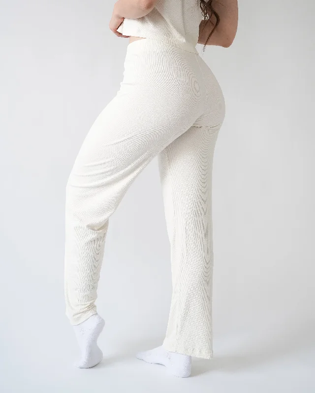 Luxe Lounge Pants - Cream