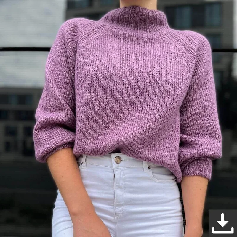 Raglanpullover Latifa Strickanleitung - Austermann (PDF)