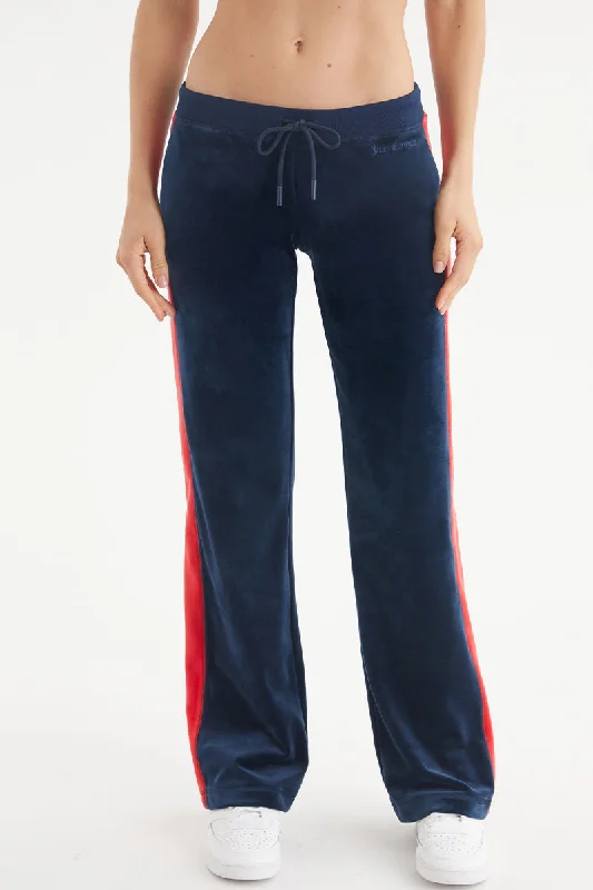 Colorblock Velour Track Pants