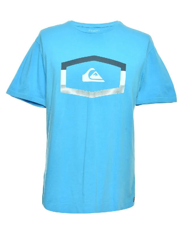 Light Blue Printed T-shirt - S