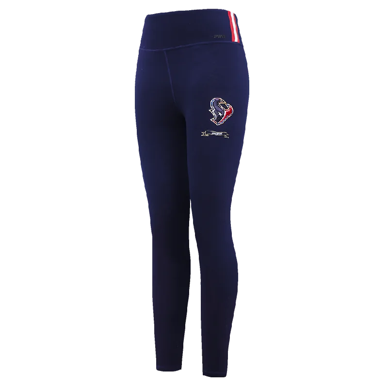 NFL HOUSTON TEXANS PRO PREP HW JERSEY WOMEN'S LEGGING (MIDNIGHT NAVY)