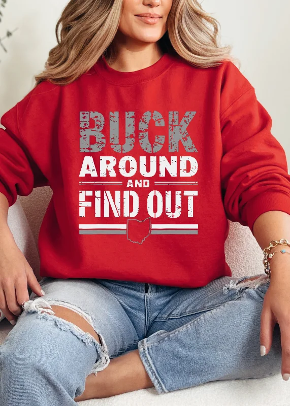 NEW BUCK GRAPHIC PULLOVER