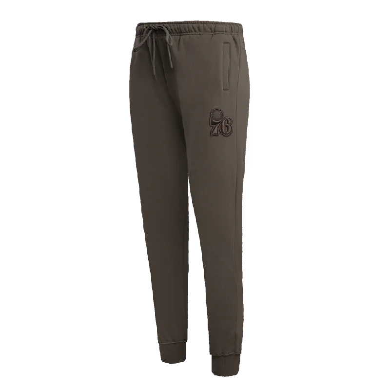 NBA PHILADELPHIA 76ERS NEUTRAL RELAXED WOMEN'S SWEATPANT (DARK TAUPE)