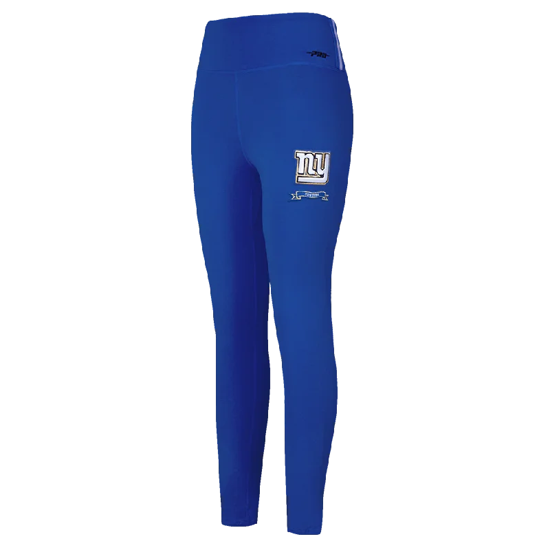 NFL NEW YORK GIANTS PRO PREP HW JERSEY WOMEN'S LEGGING (DODGER BLUE)