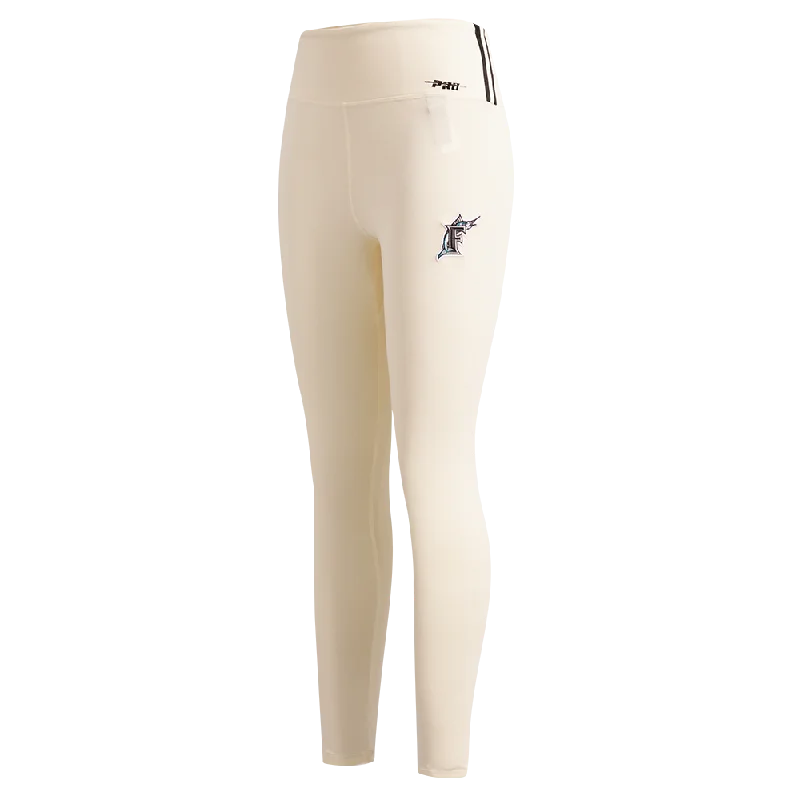 MLB FLORIDA MARLINS RETRO CLASSIC WOMEN'S JERSEY LEGGING (EGGSHELL)