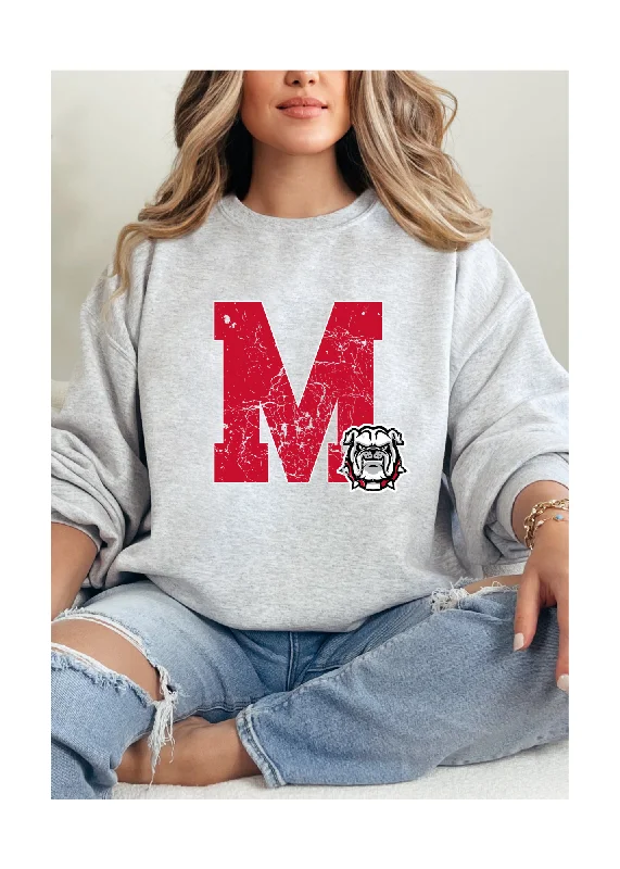 MILTON SCHOOL VARSITY "M" PULLOVER