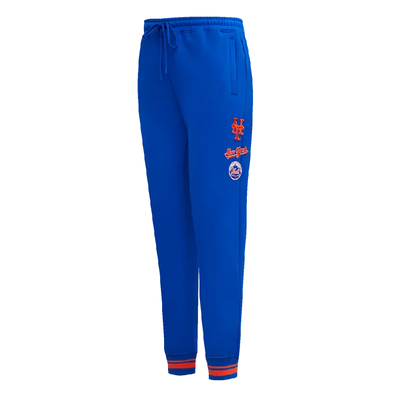 MLB NEW YORK METS RETRO CLASSIC WOMEN'S RIB SWEATPANT (ROYAL/ORANGE/ROYAL)