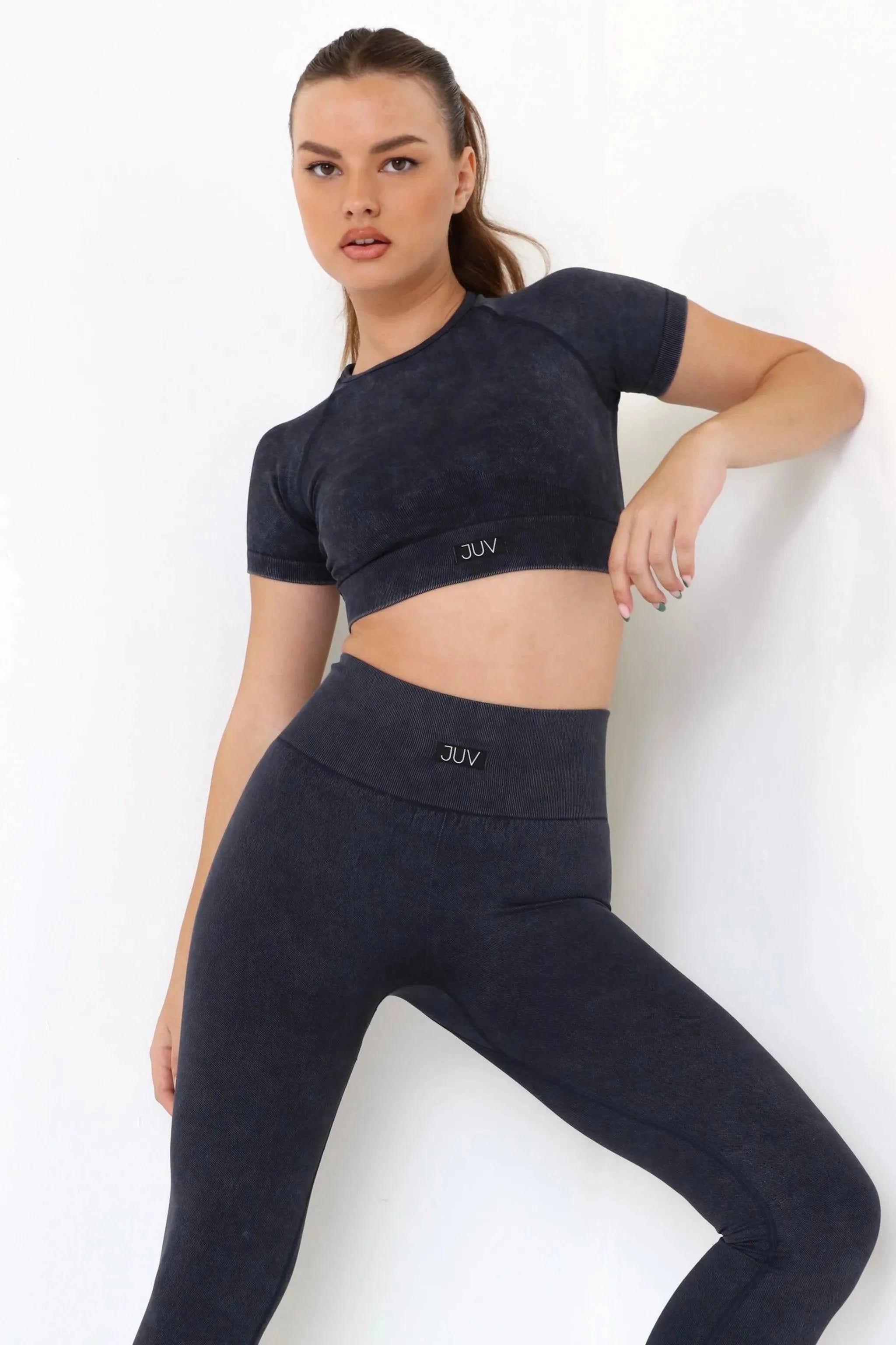 Flexy short sleeved crop top