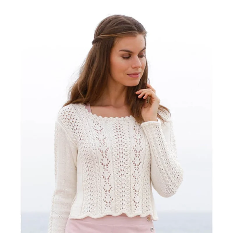 Damen Pullover Rendez-vous Strickset - Drops (PDF)