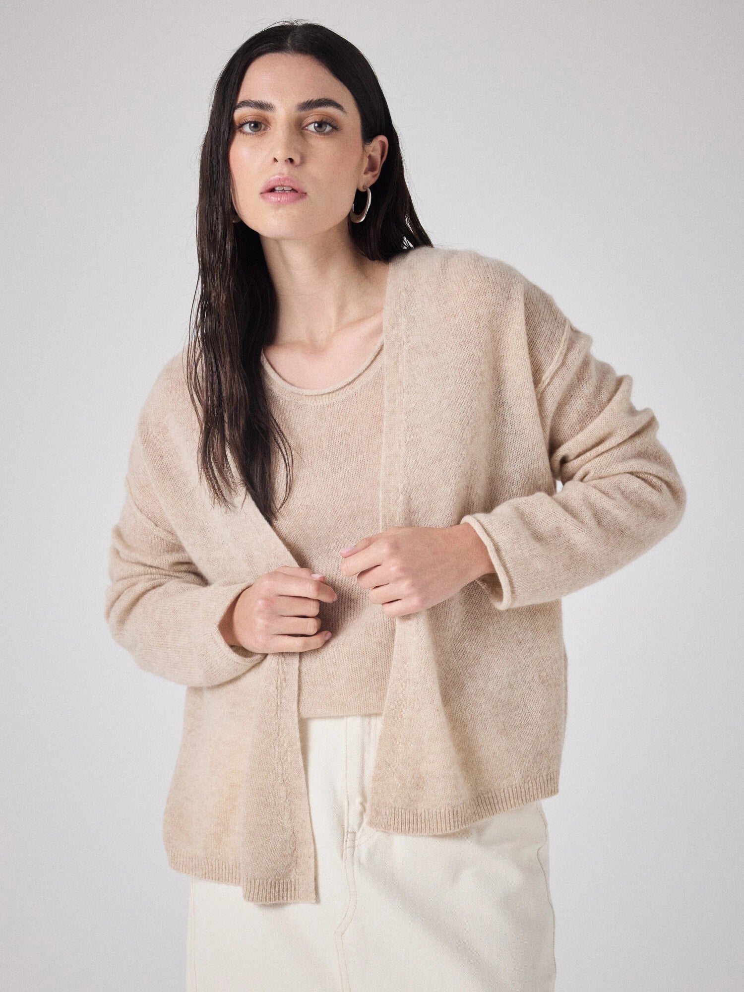 Not Shy Oedipe Simple Open Cardigan