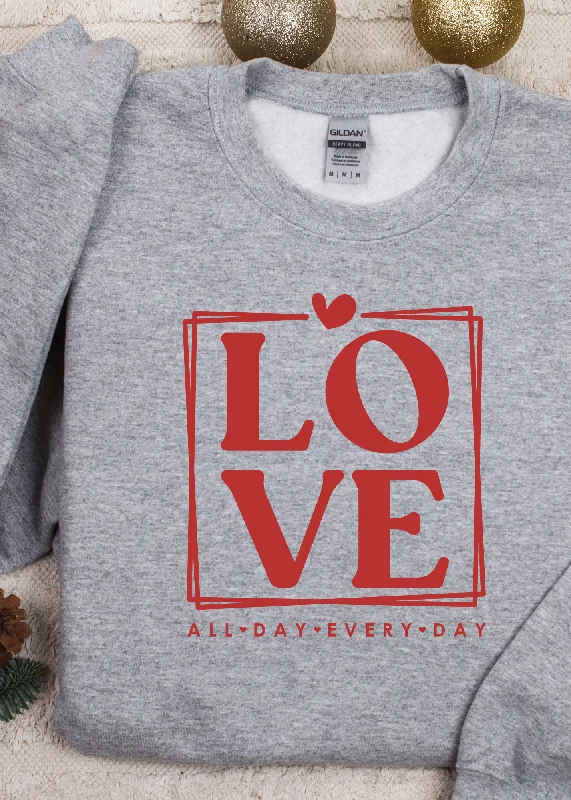 LOVE  Valentine  Pullover