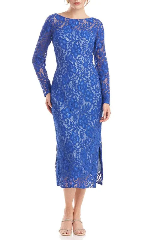 JS Collections 8616611 - Long Sleeve Lace Knee-Length Dress