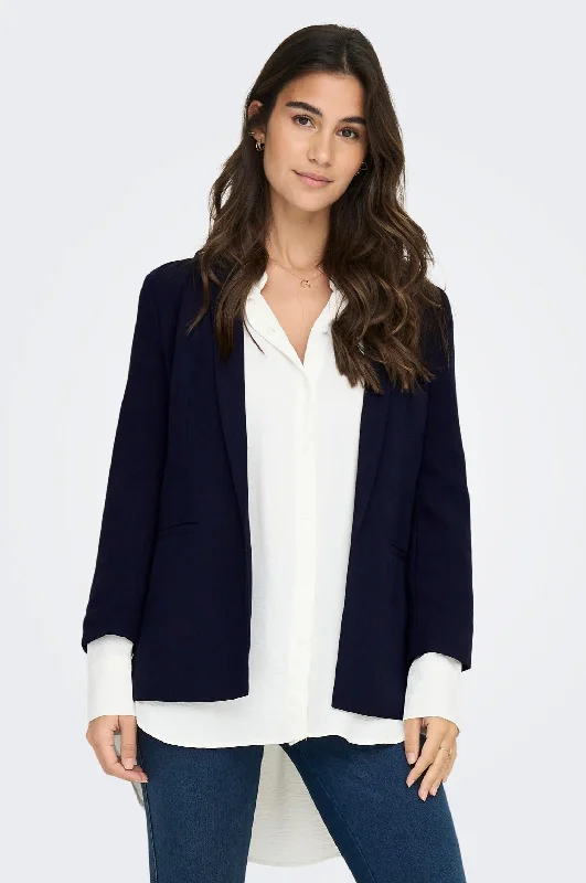 ONLY Open Fitted Blazer in Night Sky