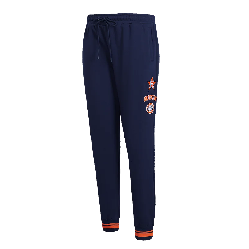 MLB HOUSTON ASTROS RETRO CLASSIC WOMEN'S SWEATPANT (MIDNIGHT NAVY/ORANGE/MIDNIGHT NAVY)